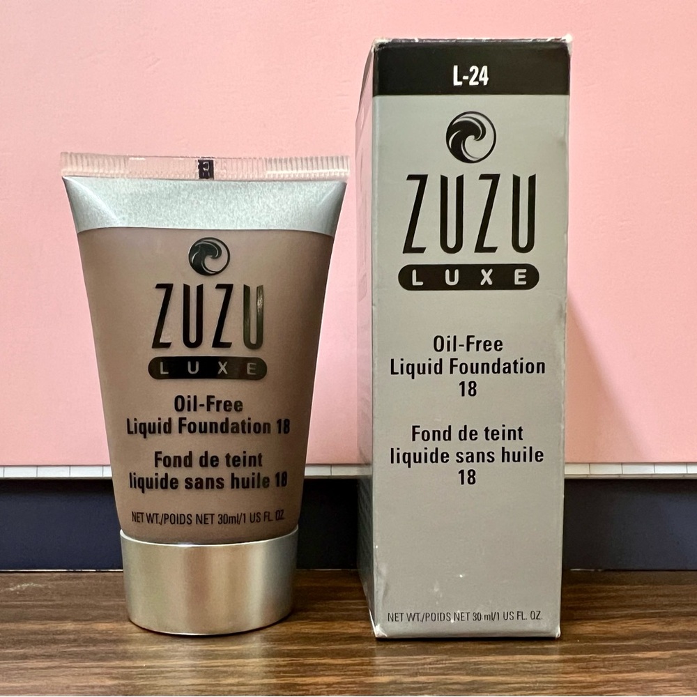 Zuzu Luxe Oil Free Liquid Foundation, L-24, Brand New